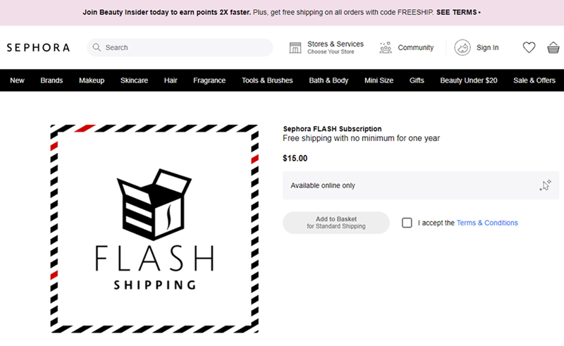 Sephora Flash